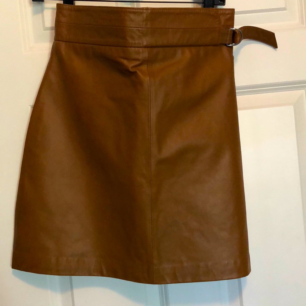 NWT French Connection leather skirt